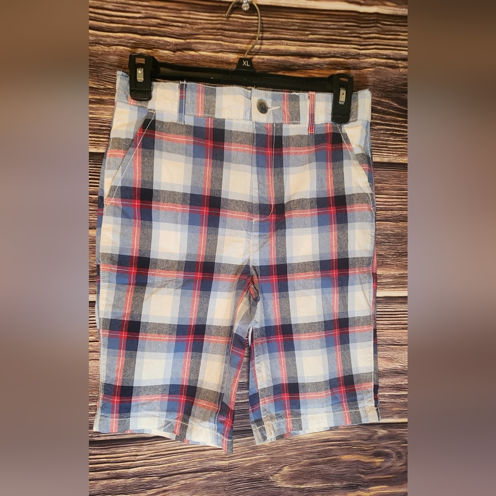 The Children's Place Plaid Shorts - Red, Blue, White